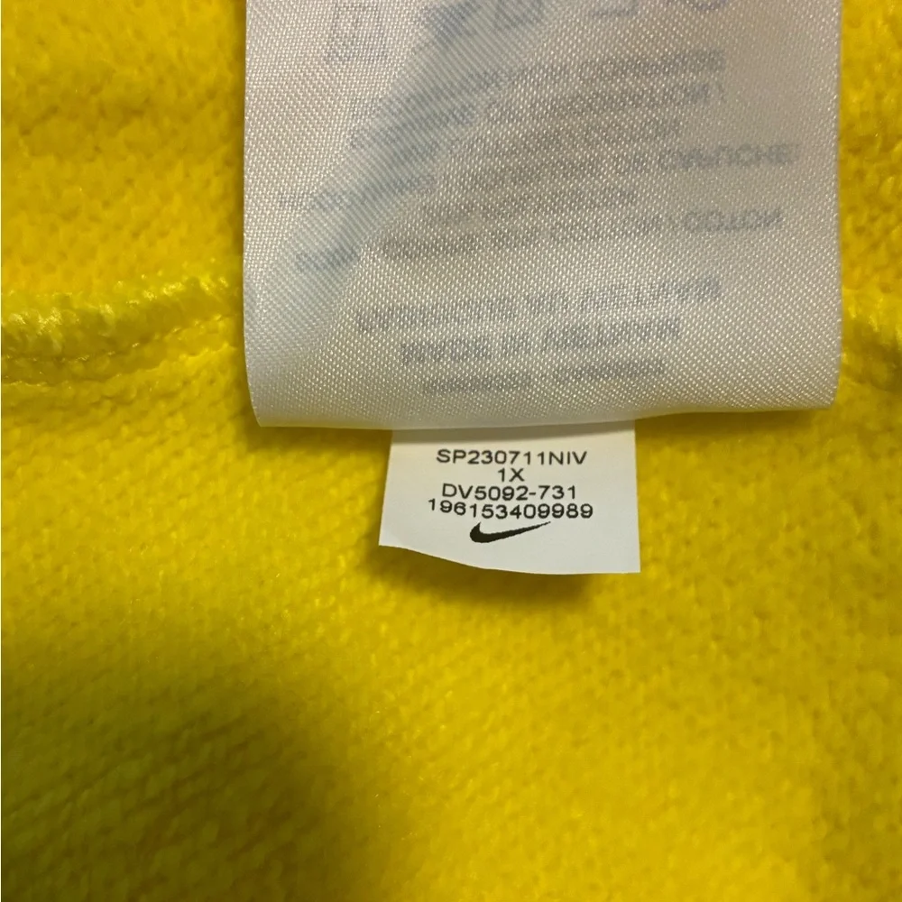 Yellow Nike Hoodie 1X